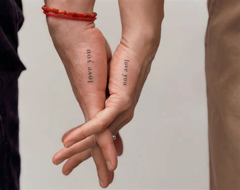 Tatouage de couple : les designs les plus inspirants。